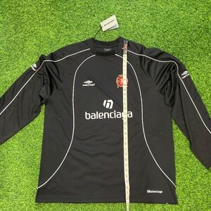 Balenciaga soccer jersey size 2 authentic- unisex